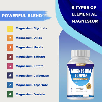 Magnesium Complex | 8-Form Magnesium Blend Supplement